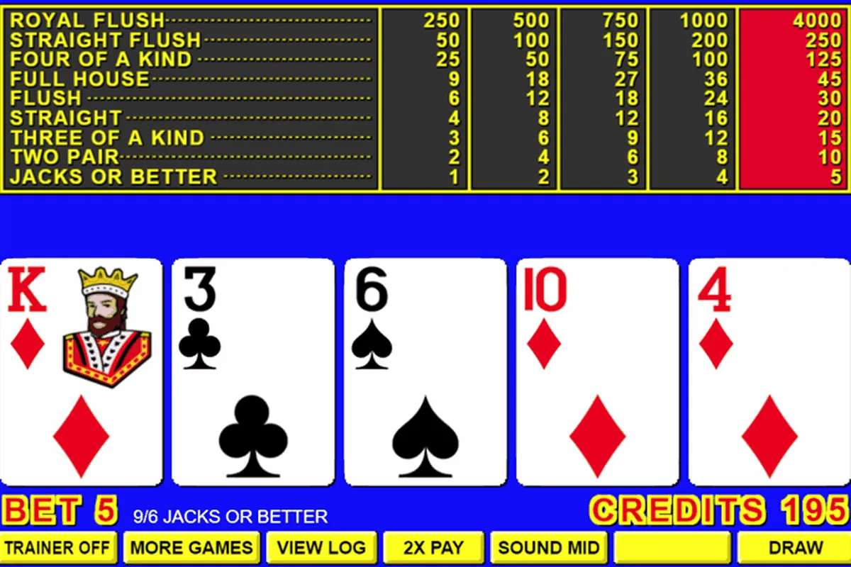 华人罕见的博彩游戏「Video Poker」